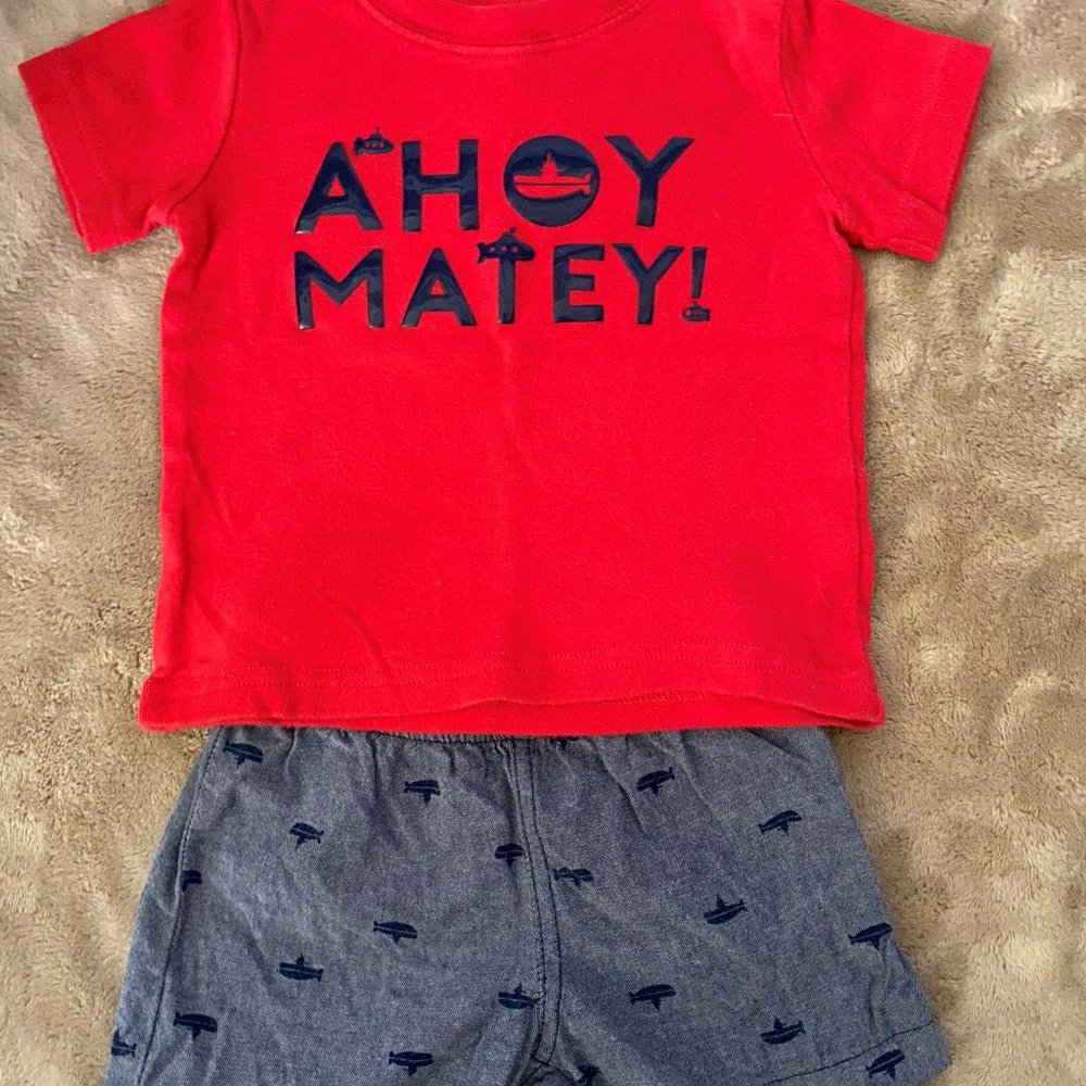 12 mos Carter's 3 Piece Summer Outfit